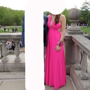 Beautiful, elegant pink prom dress